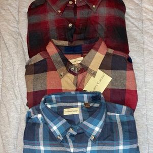3 Men’s flannel shirts!